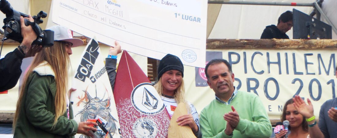 Primer mundial de surf femenino en Chile